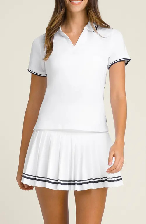 WILSON Club Polo in Bright White at Nordstrom, Size Large | Nordstrom