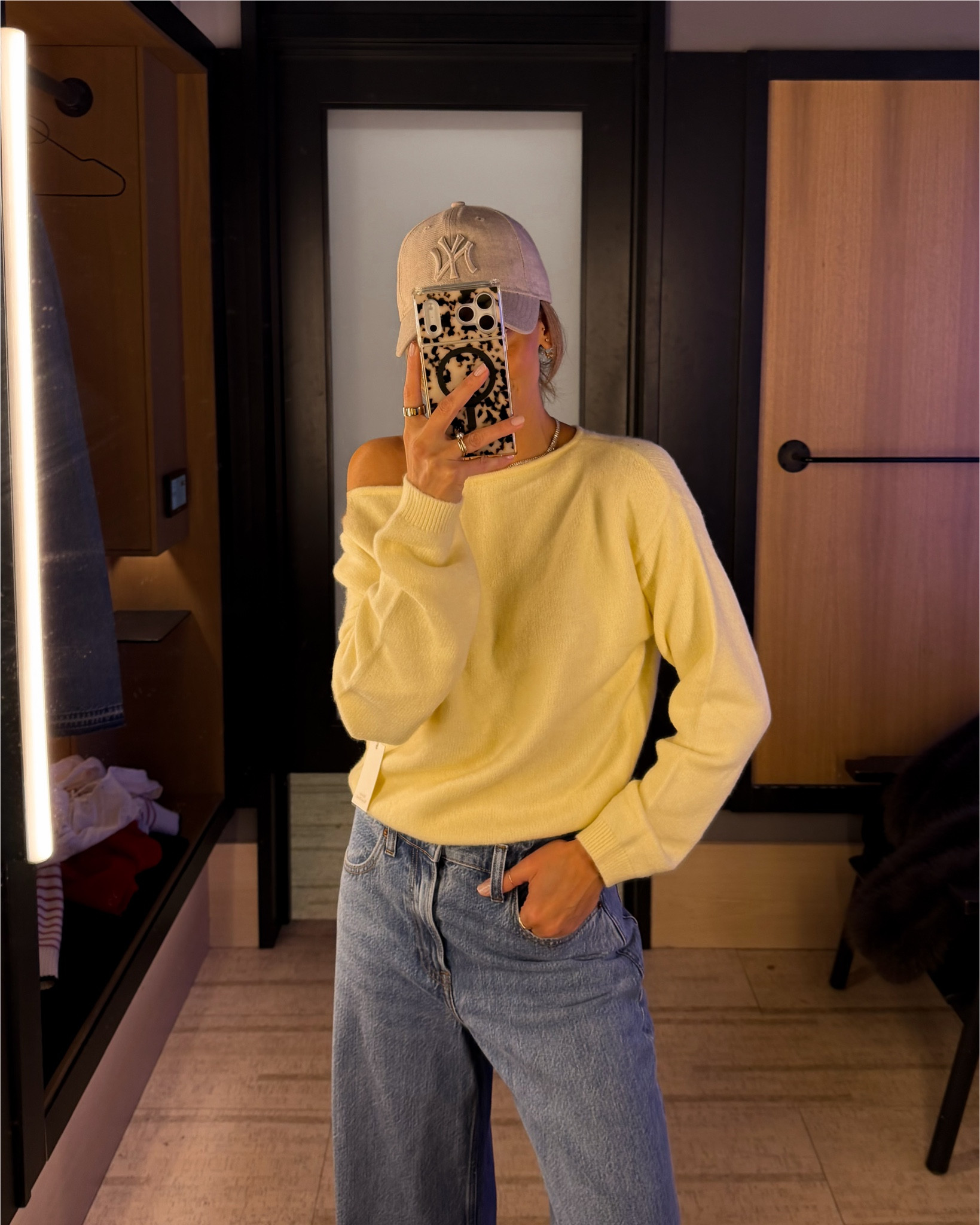 5 things I’d sing from the Abercrombie sale! 
A cute off the shoulder sweater in yellow 
Lace trim ruffle tank 
A pair of high waisted wide leg jeans cropped and a long darker wash! 
The perfect fisherman stripped sweater 

Use code DENIMAF for an extra 15% off sale! 

#LTKootd #LTKSaleAlert #LTKSeasonal
