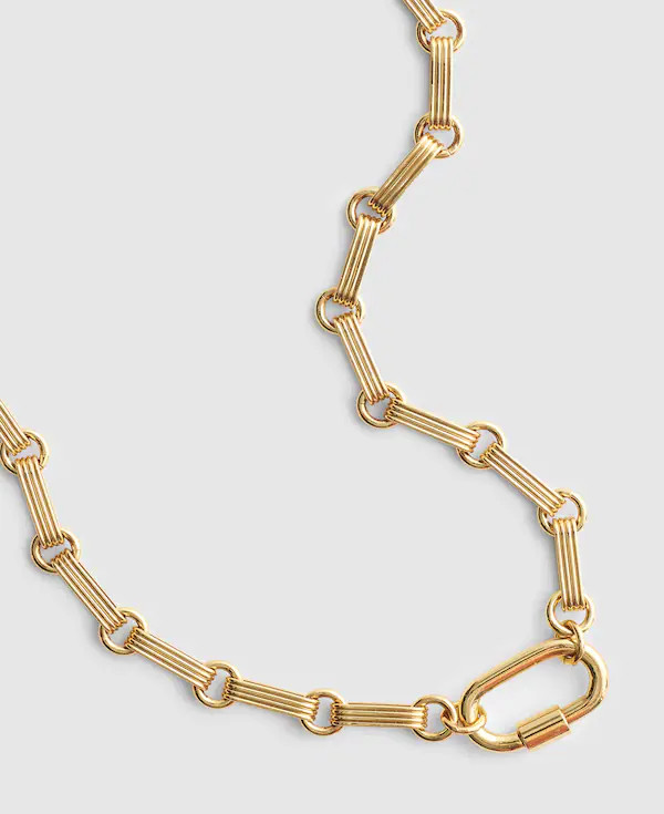Carabiner Mixed Chain Necklace | Madewell