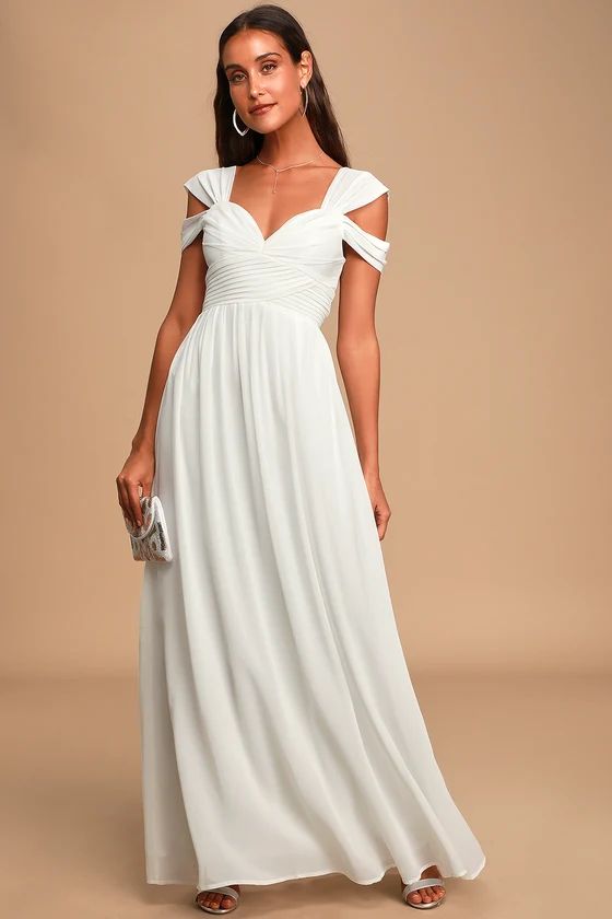 Make Me Move White Maxi Dress | Lulus (US)