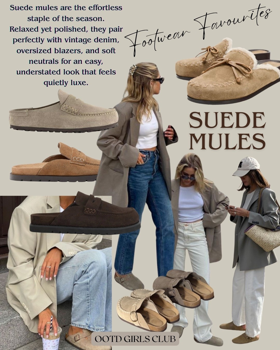 Suede Mules for Spring Sumer - the gorgeous slide ons that go with all your casual outfits, along with your holiday daytime looks 

#LTKshoes #LTKspring #LTKstyletip