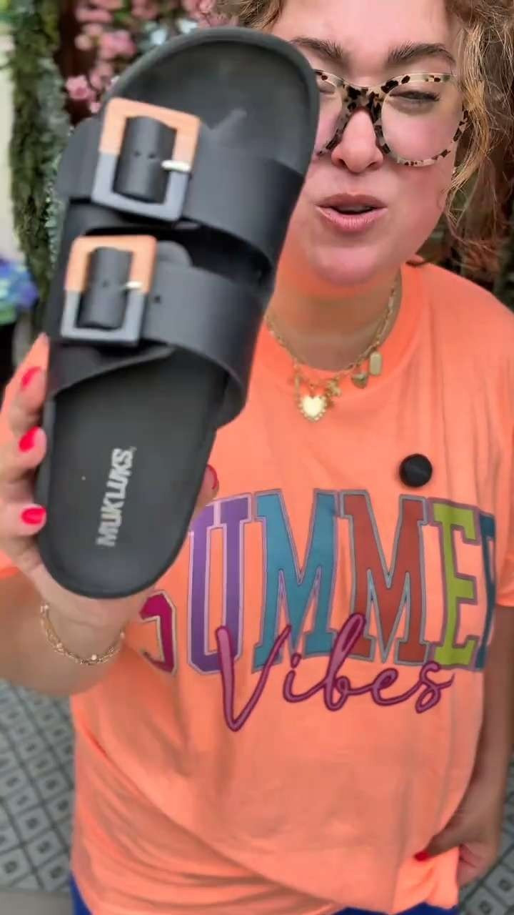 Muk Luks Adjustable Slide Sandals from QVC, Adjustable sandals for Women aesthetic stylish sandals 

 #LTKgrwm #LTKootd #LTKSaleAlert