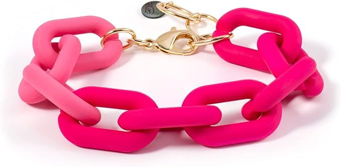 Summer Bracelets Resin Link Bracelet Trendy Bracelet Colorful Bracelet For Women And Beach Bracel... | Amazon (US)
