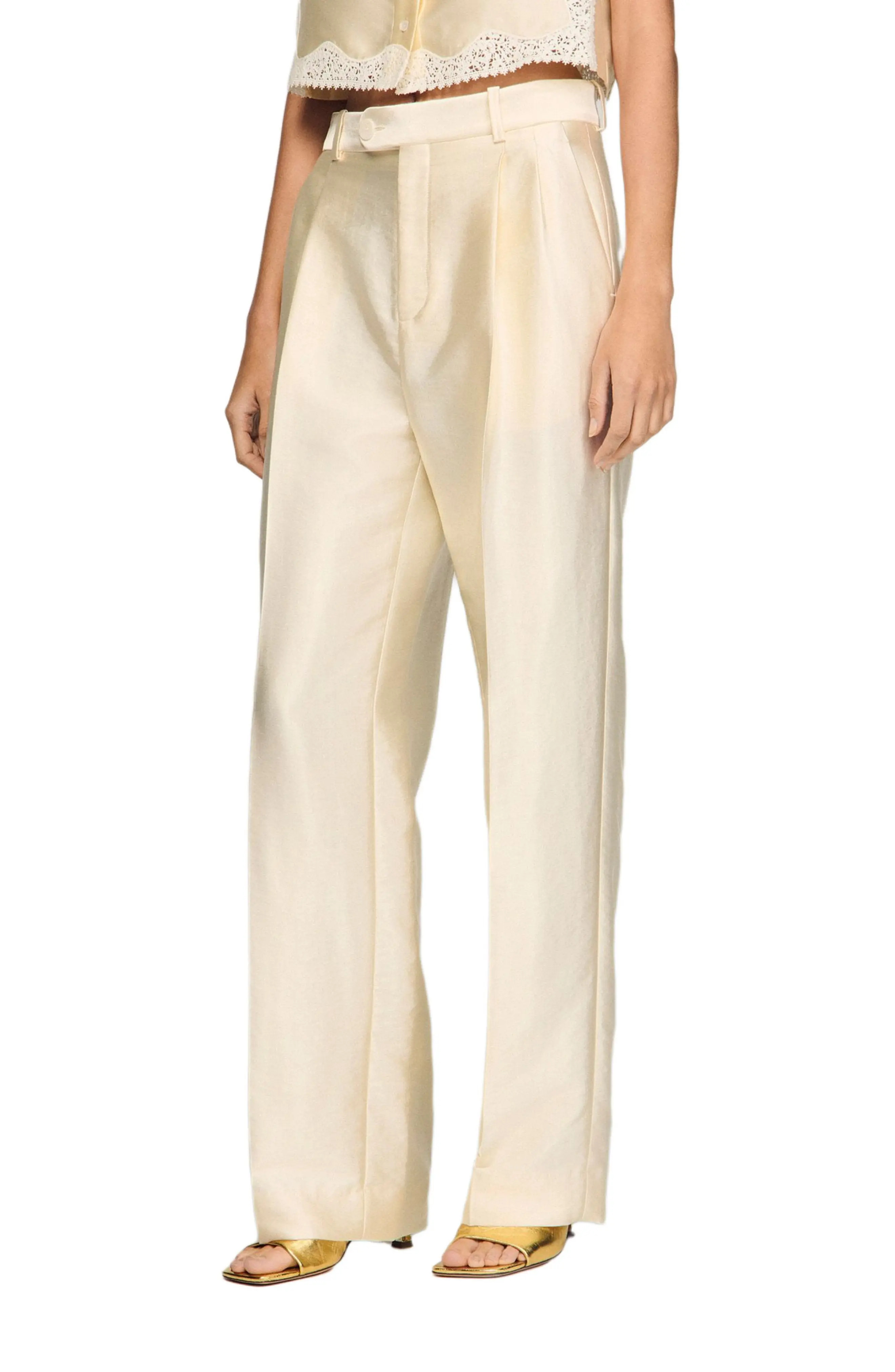 Satin-effect trousers (Women) | Nordstrom | Nordstrom