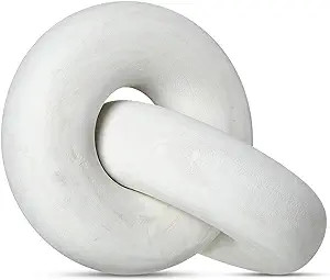 Yalikop 2 Link Wood Chain Link Decor Coffee Table Wooden Knot Decor Hand Carved Modern Farmhouse ... | Amazon (US)