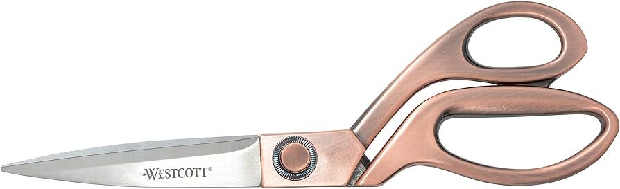 Westcott 16459 8-Inch Stainless Steel Copper-Finish Scissors For Office and Home | Amazon (US)