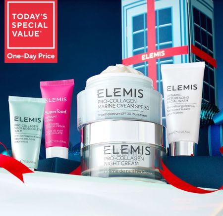 Elemis has the TSV on QVC today!! This is an AMAZING value for this set!! So many goodies in here! 

#LTKfindsunder100 #LTKbeauty #LTKsalealert