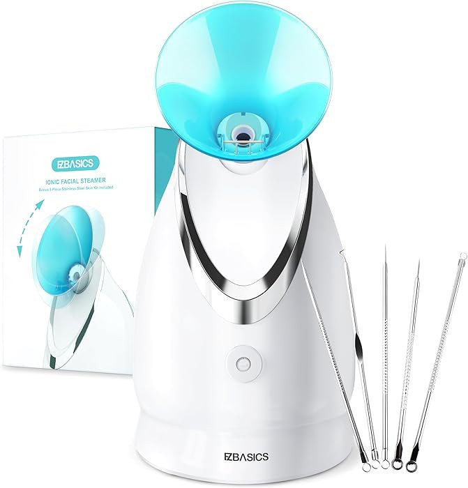 Facial Steamer - Professional Nano Ionic Face Steamer for Facial Deep Cleaning, Warm Mist Humidif... | Amazon (US)