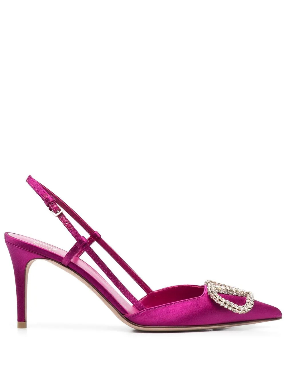 Valentino Garavani VLogo Slingback Pumps - Farfetch | Farfetch Global