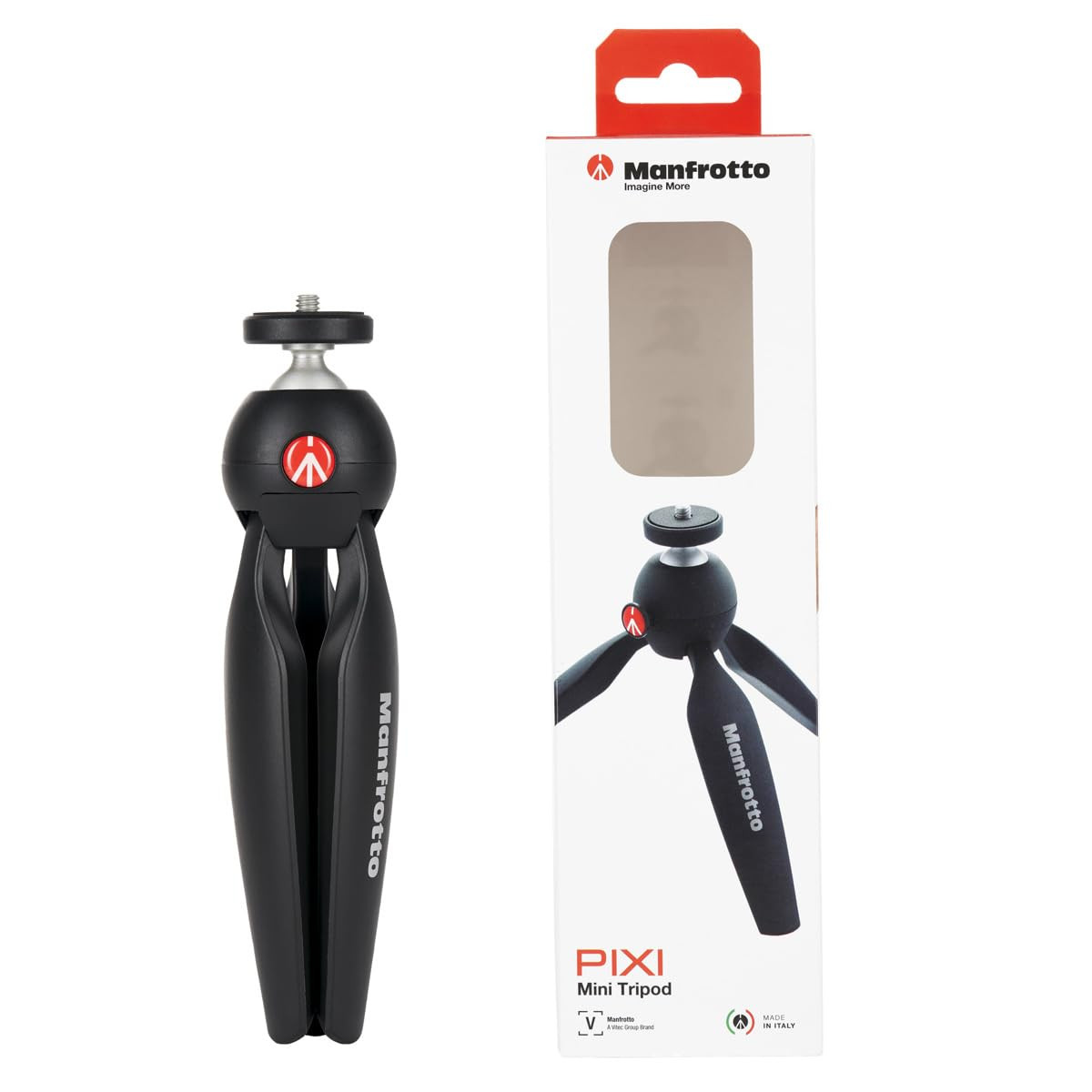 Manfrotto PIXI Mini Aluminum Table Top Tripod, Black | Amazon (US)