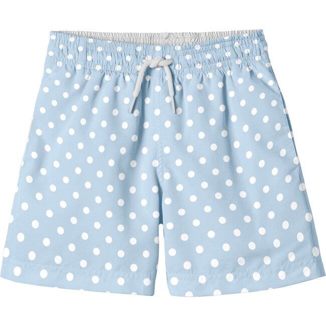 Polka Dot Light Blue Shorts | Maisonette