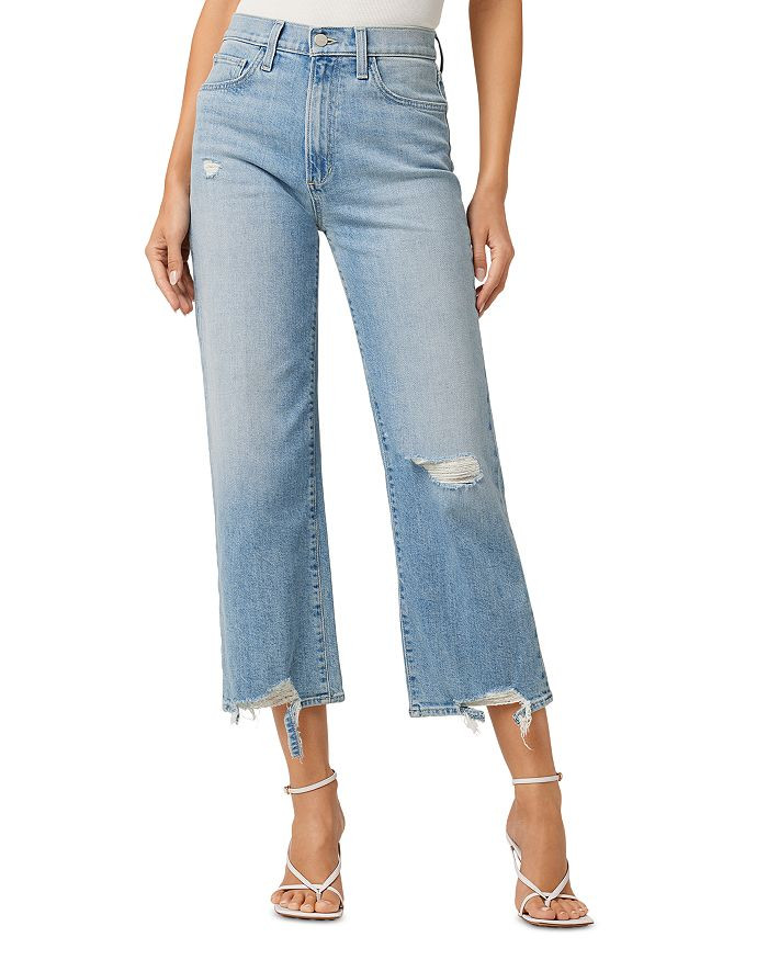 The Blake High Rise Cropped Wide Leg Jeans in Capricorn | Bloomingdale's (US)
