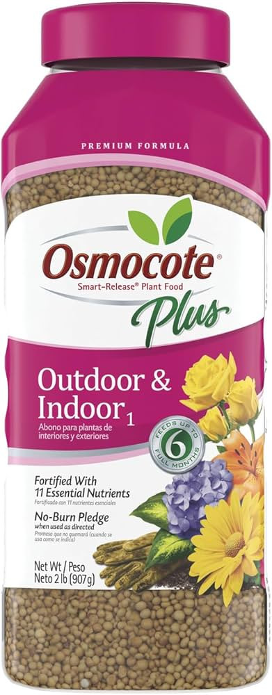 Osmocote Smart-Release Plant Food Plus Outdoor & Indoor₁, Granular Fertilizer with 11 Essential... | Amazon (US)