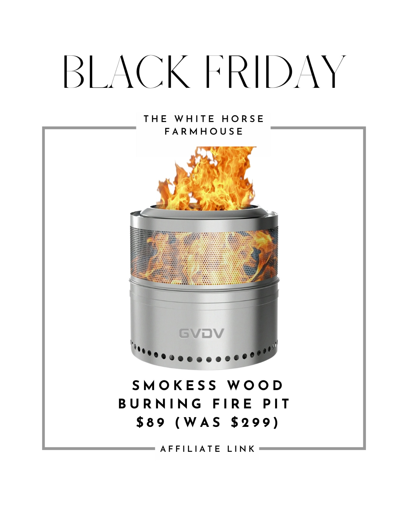 🔥 BLACK FRIDAY DEAL 🔥

Cozy up this season with a Smokeless Wood-Burning Fire Pit—now on sale for Black Friday! Perfect for chilly nights and gathering around with family and friends without the smoke. Great addition to any backyard setup!

#BlackFridayDeals #FirePit #OutdoorLiving #CozyVibes #giftsforhim

#LTKSaleAlert #LTKFindsUnder100 #LTKGiftGuide