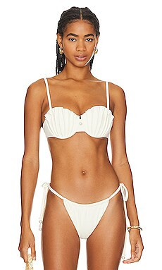 Bahia Maria La Joya Bikini Top in Ivory from Revolve.com | Revolve Clothing (Global)