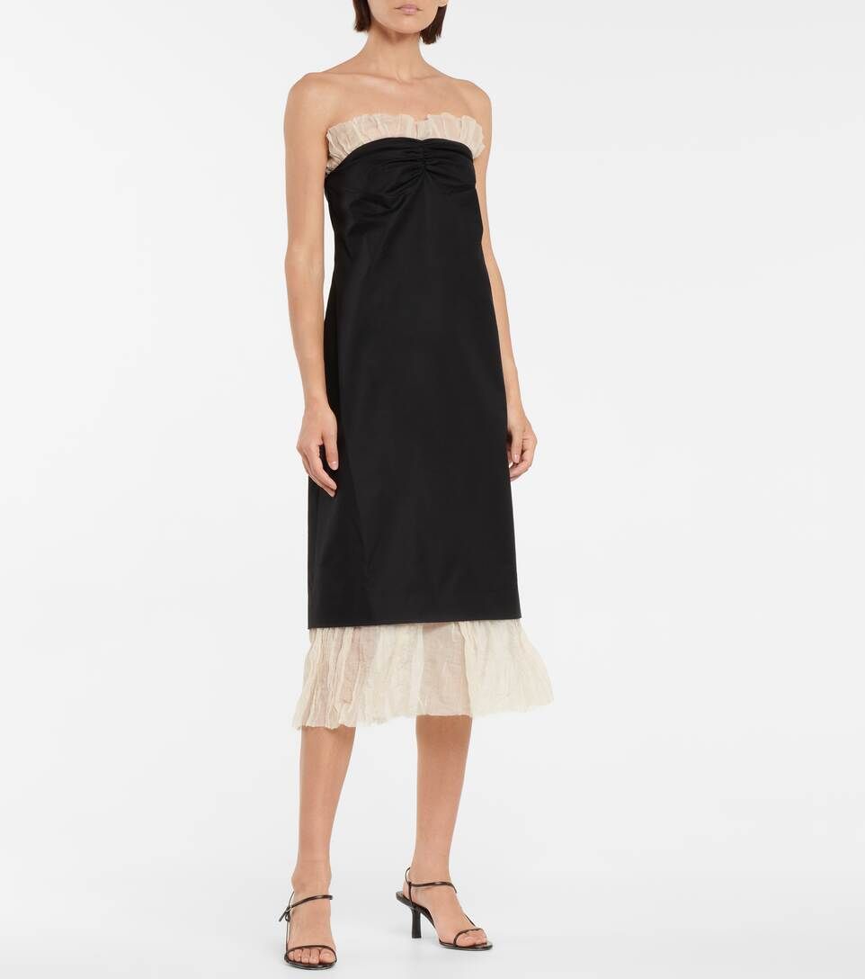 Irene cotton twill midi dress | Mytheresa (US/CA)