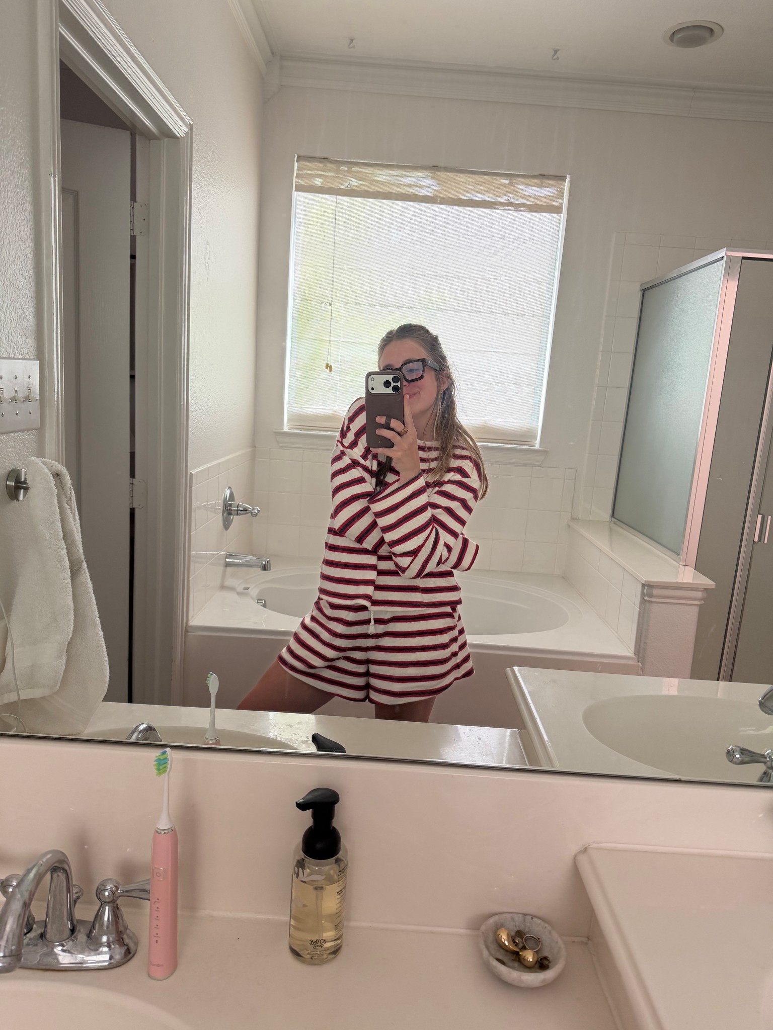 Quite literally obsessed with this set!! Such a cute neckline & sleeves & the shorts are a great length!! 

target//ootd//mom

#LTKMothersDay #LTKootd #LTKmomlife