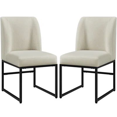 Bortman Upholstered Metal Parsons Chair | Wayfair North America