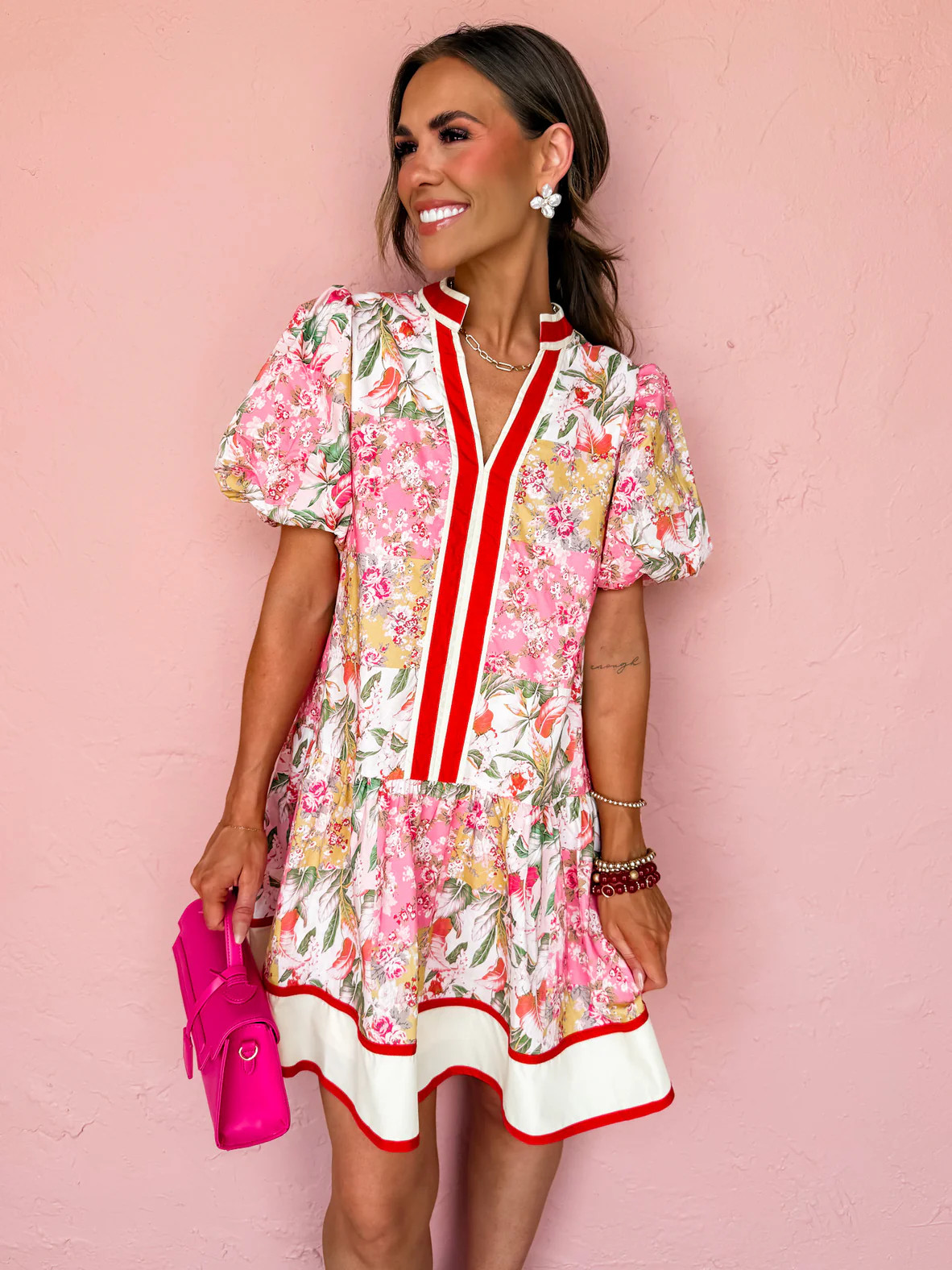 Wistful Moments Floral Mini Dress | Ruthie Grace