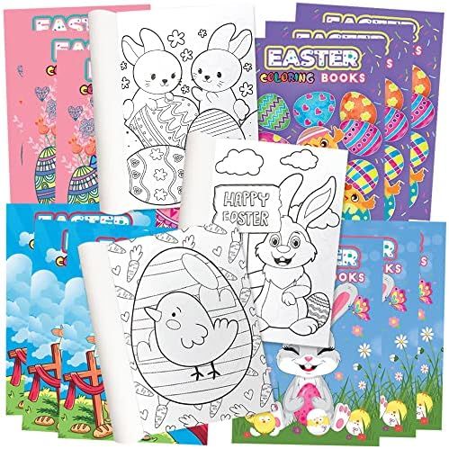 ArtCreativity Assorted Mini Easter Coloring Books for Kids, Pack of 20, Small Color Booklets in 4... | Amazon (US)