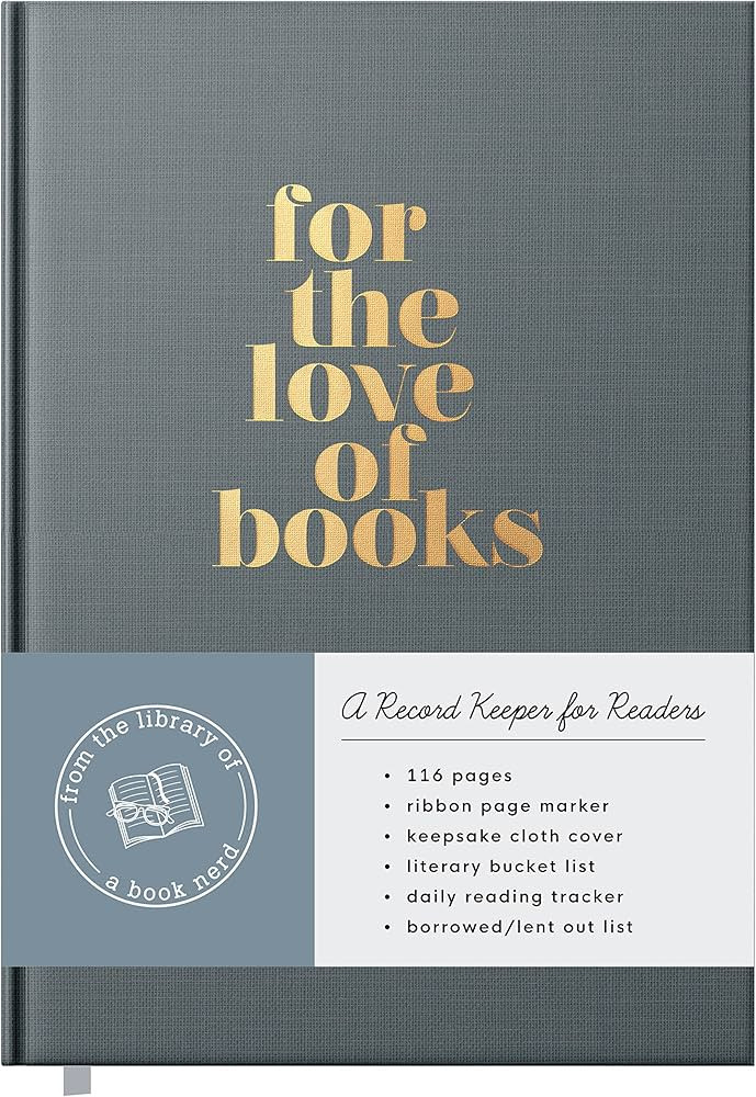 Reading Journal: For the Love of Books, A Book Journal and Planner for Book Lovers to Track, Log ... | Amazon (US)
