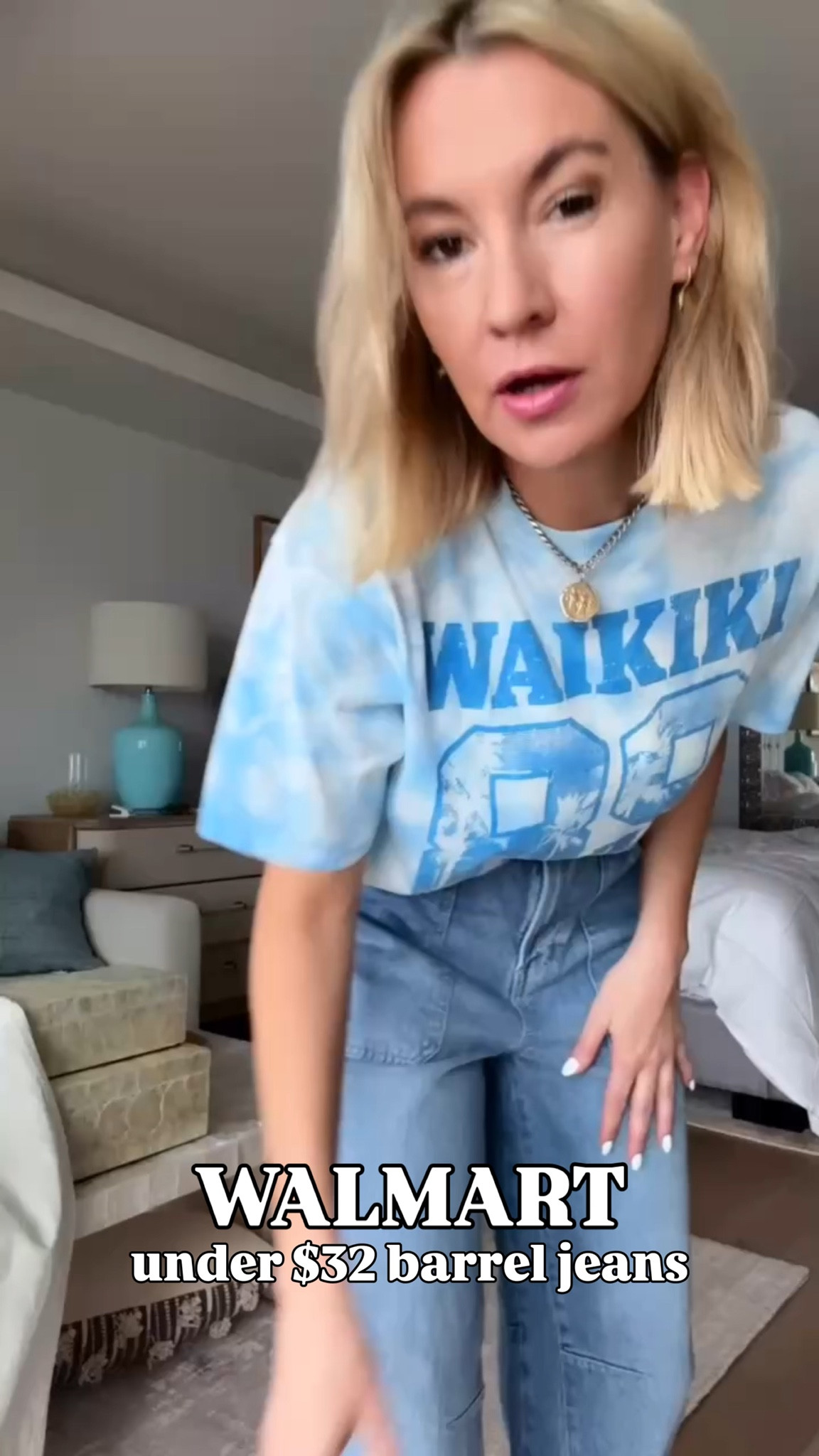 The cutest new Walmart barrel jeans! 

#LTKootd #LTKmomlife #LTKdayinmylife