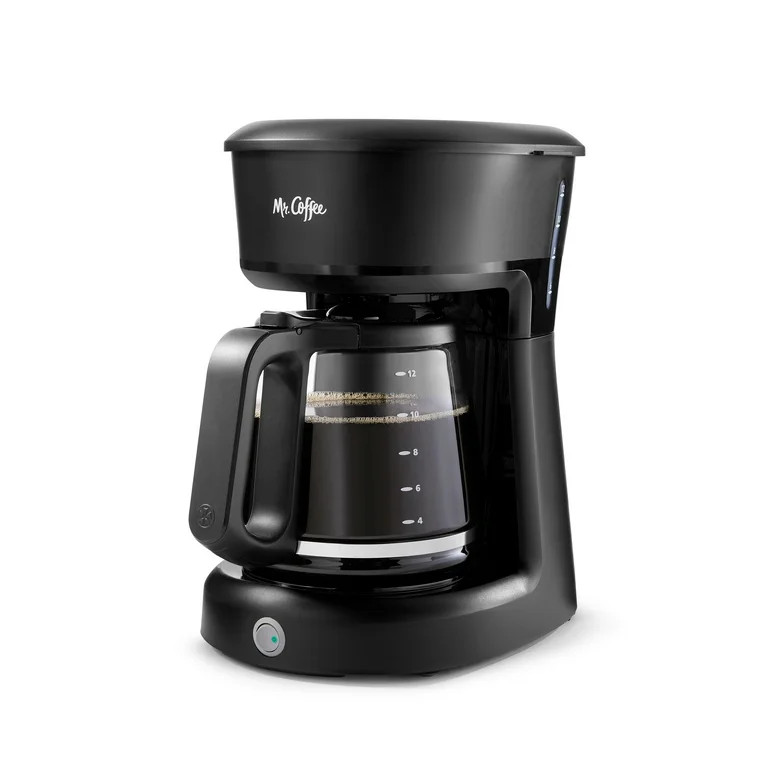 Mr. Coffee 12-Cup Coffee Maker, Black | Walmart (US)