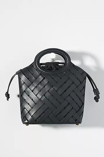 Woven Leather Satchel | Anthropologie (US)