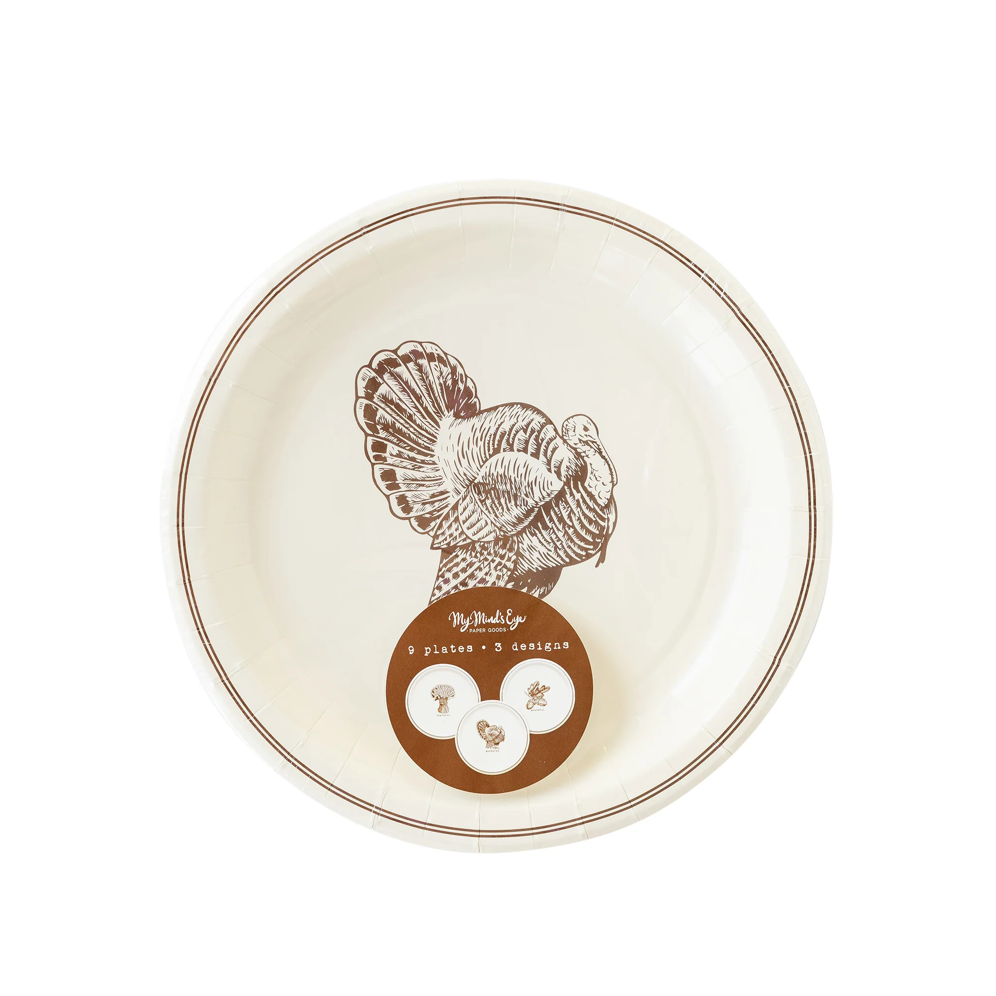 Harvest Icon Paper Plate Set | My Mind's Eye