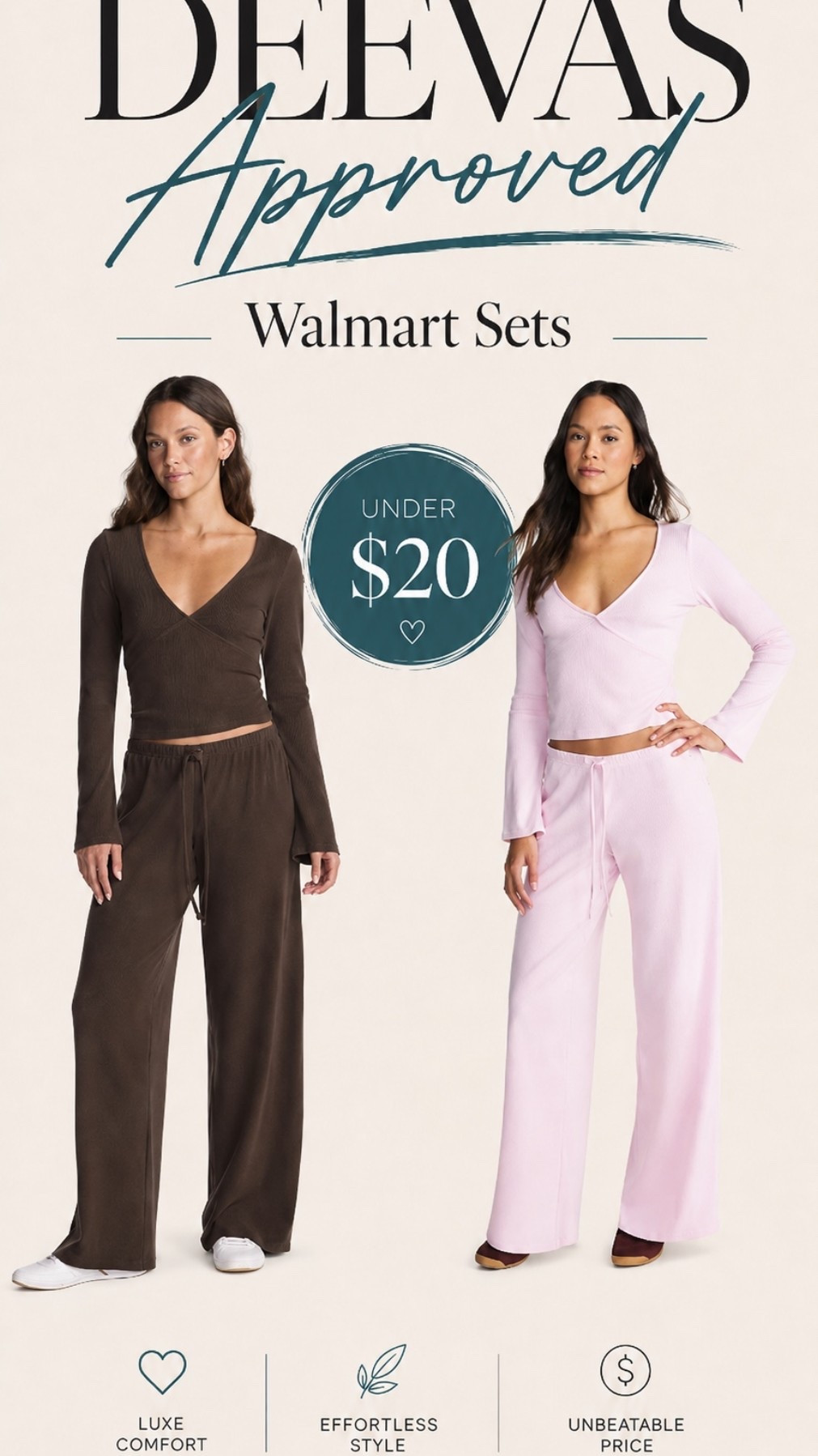 These sets are so chic & comfy AND under $20!

#LTKMidsize #LTKOver40
