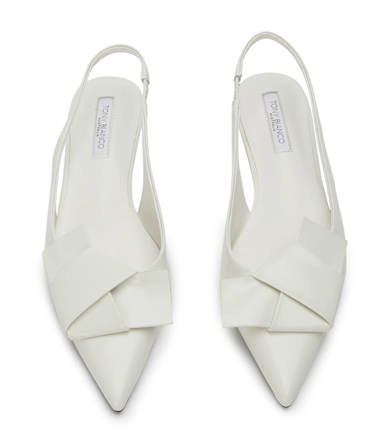 Elijah White Hi Shine Flats | Tony Bianco US