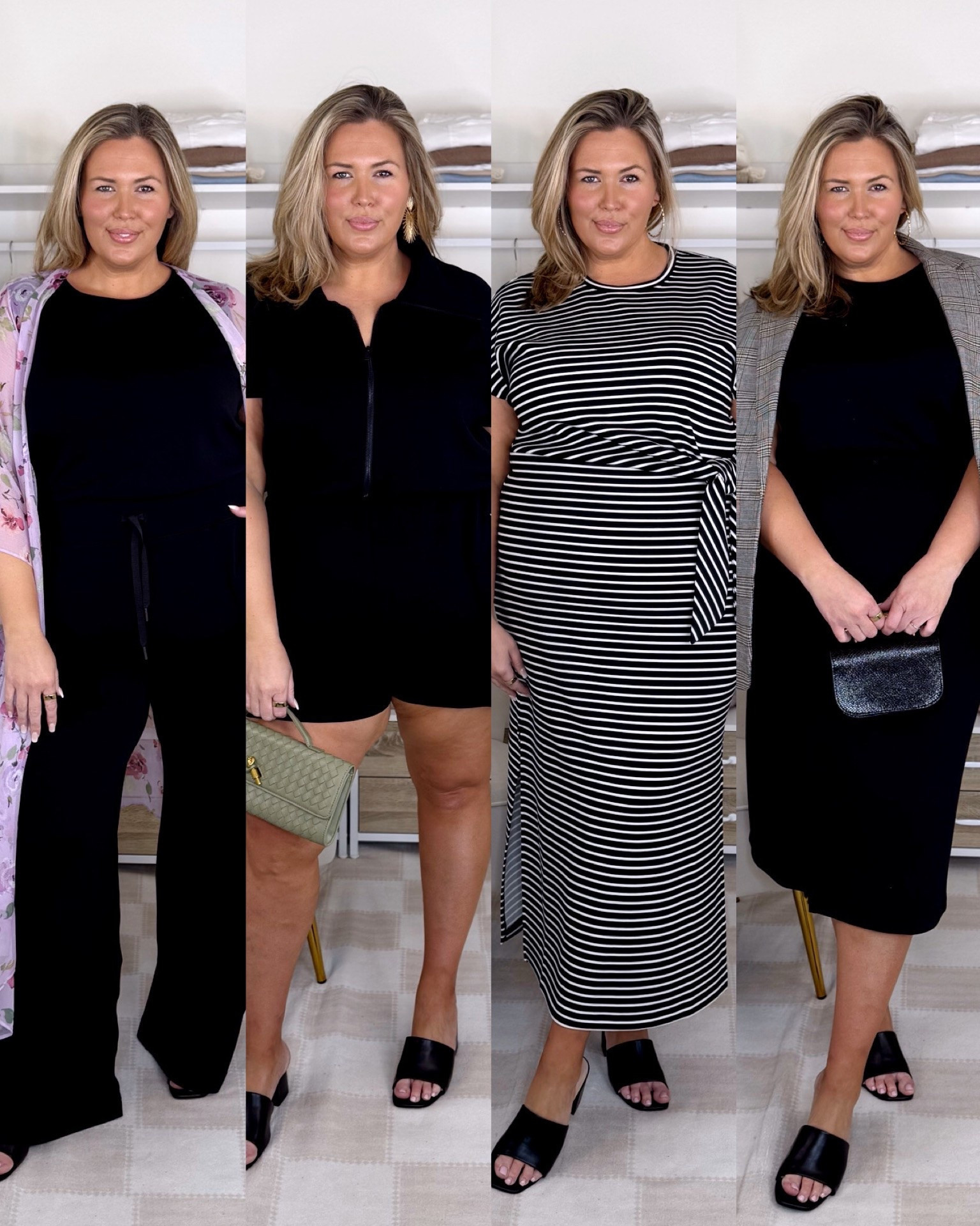 #spanxpartner Easy one and done outfits and how I’d style them! Air essentials jumpsuit 2X - I got a tall to see how sizing was and I love it; but also if you’re 5’8 or shorter it will be very long on you! tall Shorts romper 3X Striped dress 2x Wrap dress 2x! The blazer is a 2X! Size up in the shapewear! Use my discount code ASHLEYDXSPANX sitewide!


Plus size fashion, plus size outfit ideas, everyday outfits, spring outfit inspo, spanx finds, workwear

#LTKPlusSize #LTKMidsize #LTKWorkwear