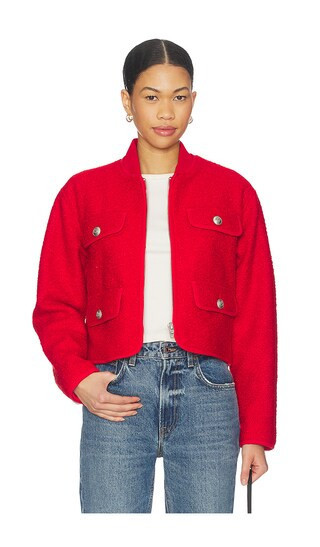 BLANKNYC Jacket in Red. - size L | Revolve Clothing (Global)