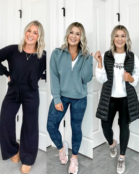 January recap. Most loved looks.

Activewear | loungewear | 

I sized up in the black lounge set to a medium

Wearing small in the booty boost leggings. Mediums in all spanx tops. 

Overthinker sweatshirt- sized up to a medium for an oversized fit.
Small in the long puffer vest.

#LTKunder50 #LTKSeasonal #LTKstyletip