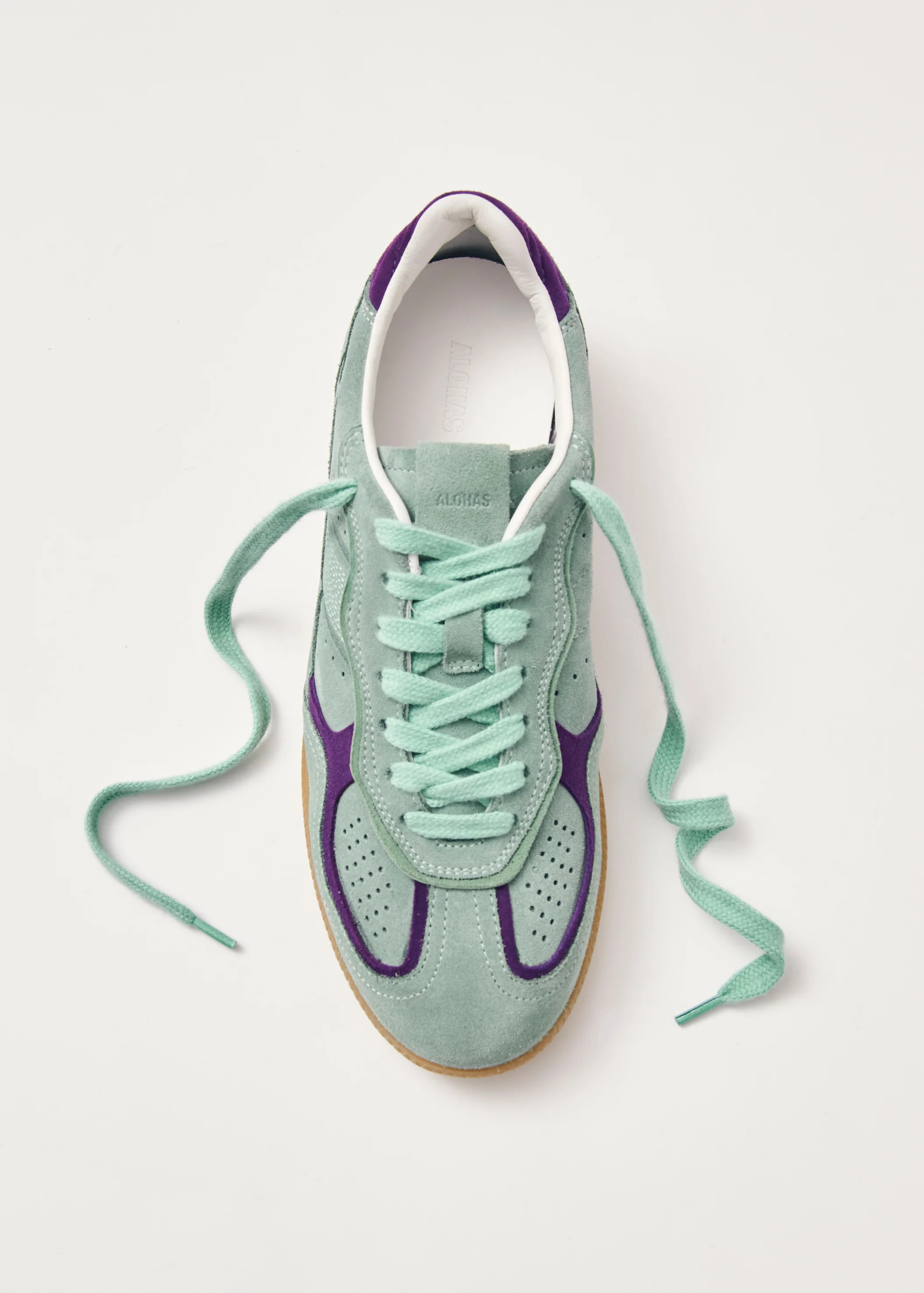 tb.490 Rife Blue Leather Sneakers | ALOHAS | Alohas UK