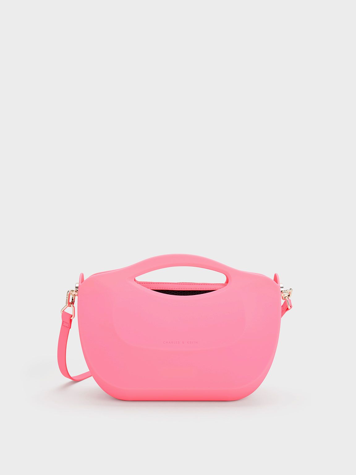 Cocoon Curved Handle Bag
 - Pink | Charles & Keith UK