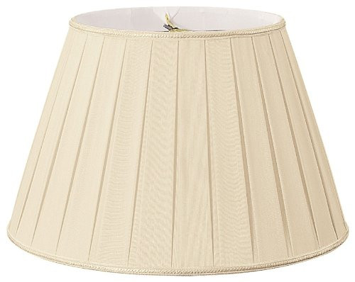 Royal Designs Round Pleated Designer Lamp Shade, Beige, 10.5 x 16 x 11 | Amazon (US)