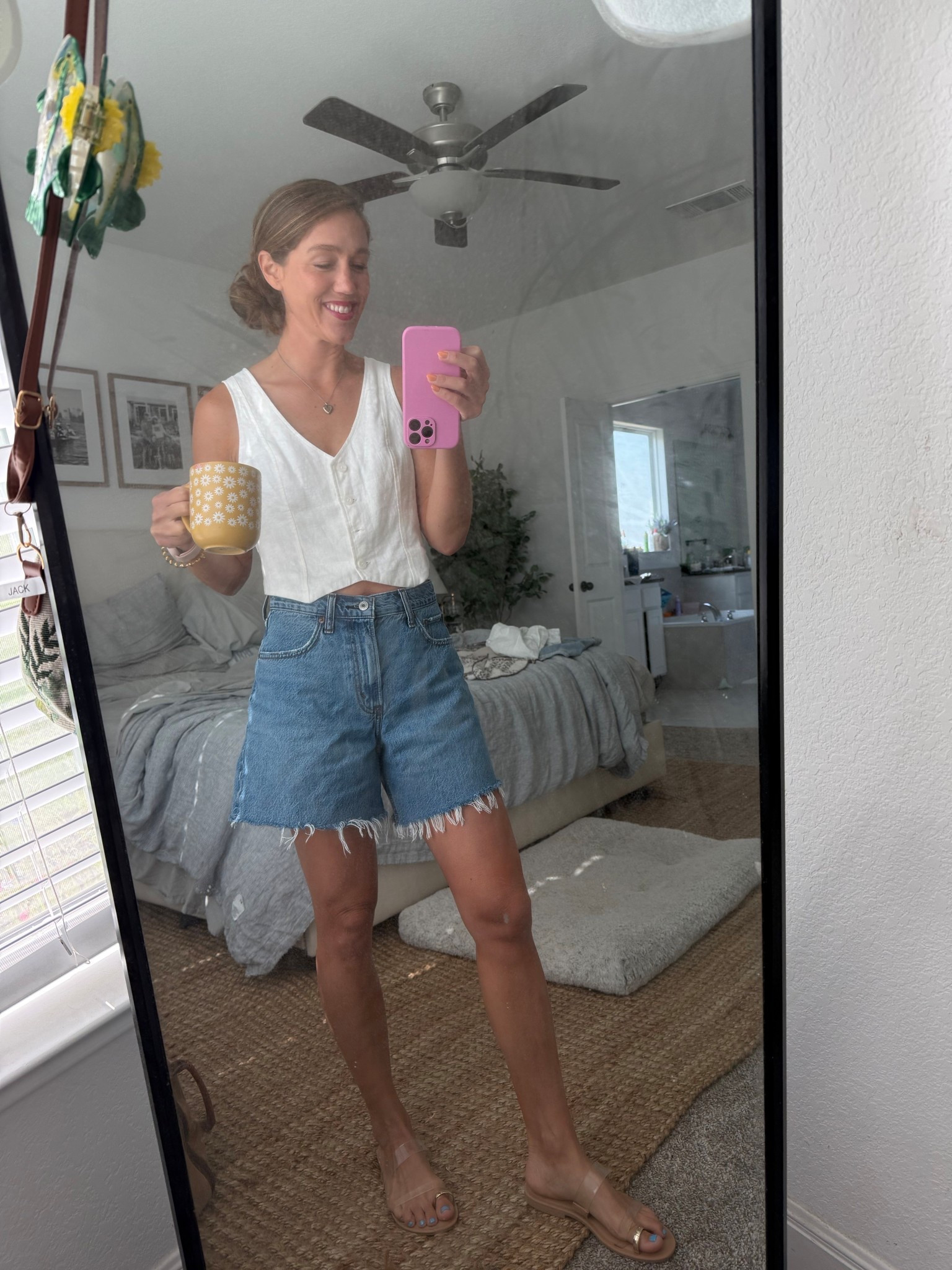 These high rise loose denim shorts are my favorite. Abercrombie always does their shorts right. Fave place to get my summer shorts 

#LTKStyleTip #LTKFindsUnder100 #LTKSummerEdit