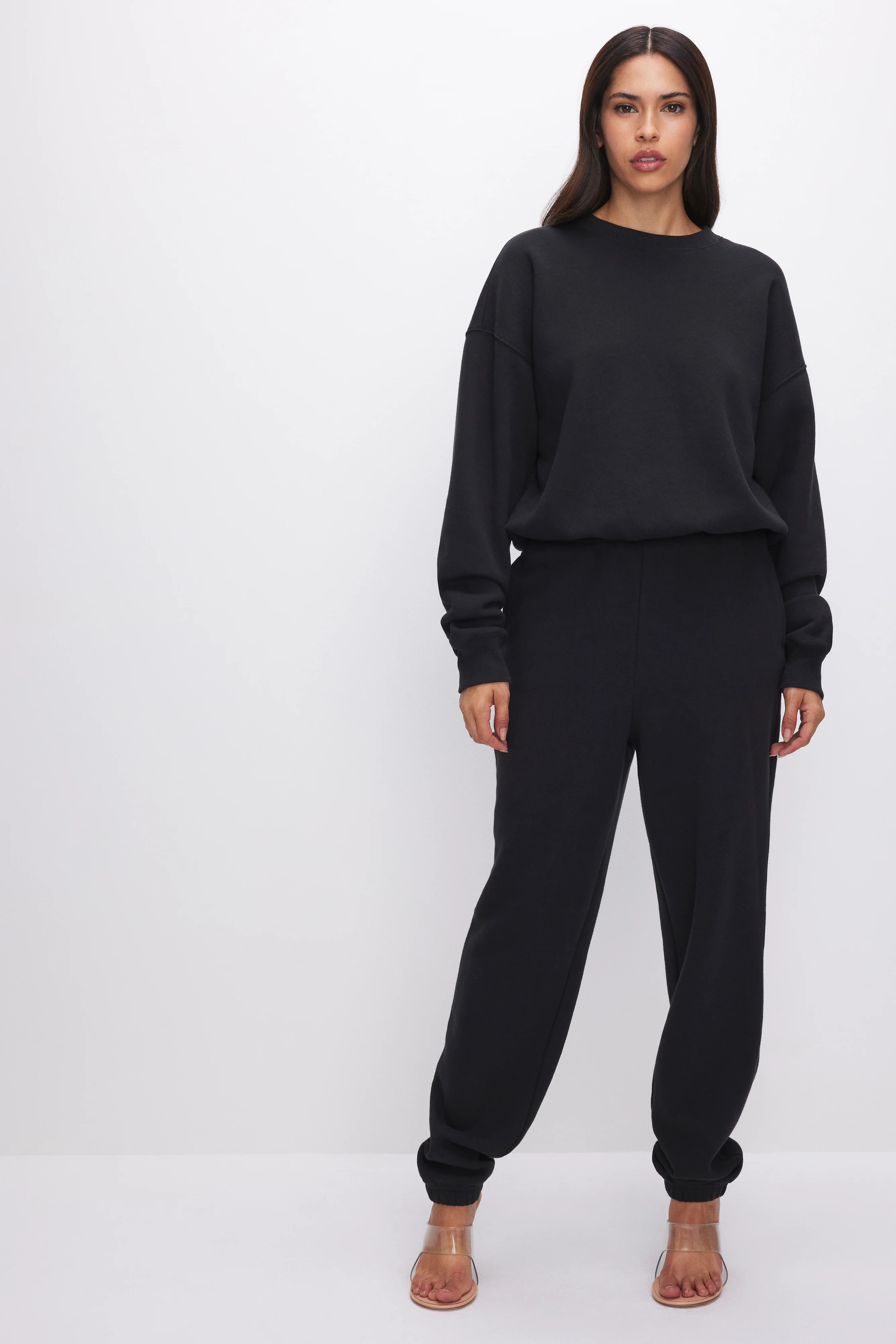 BRUSHED FLEECE SWEATPANT | Good American