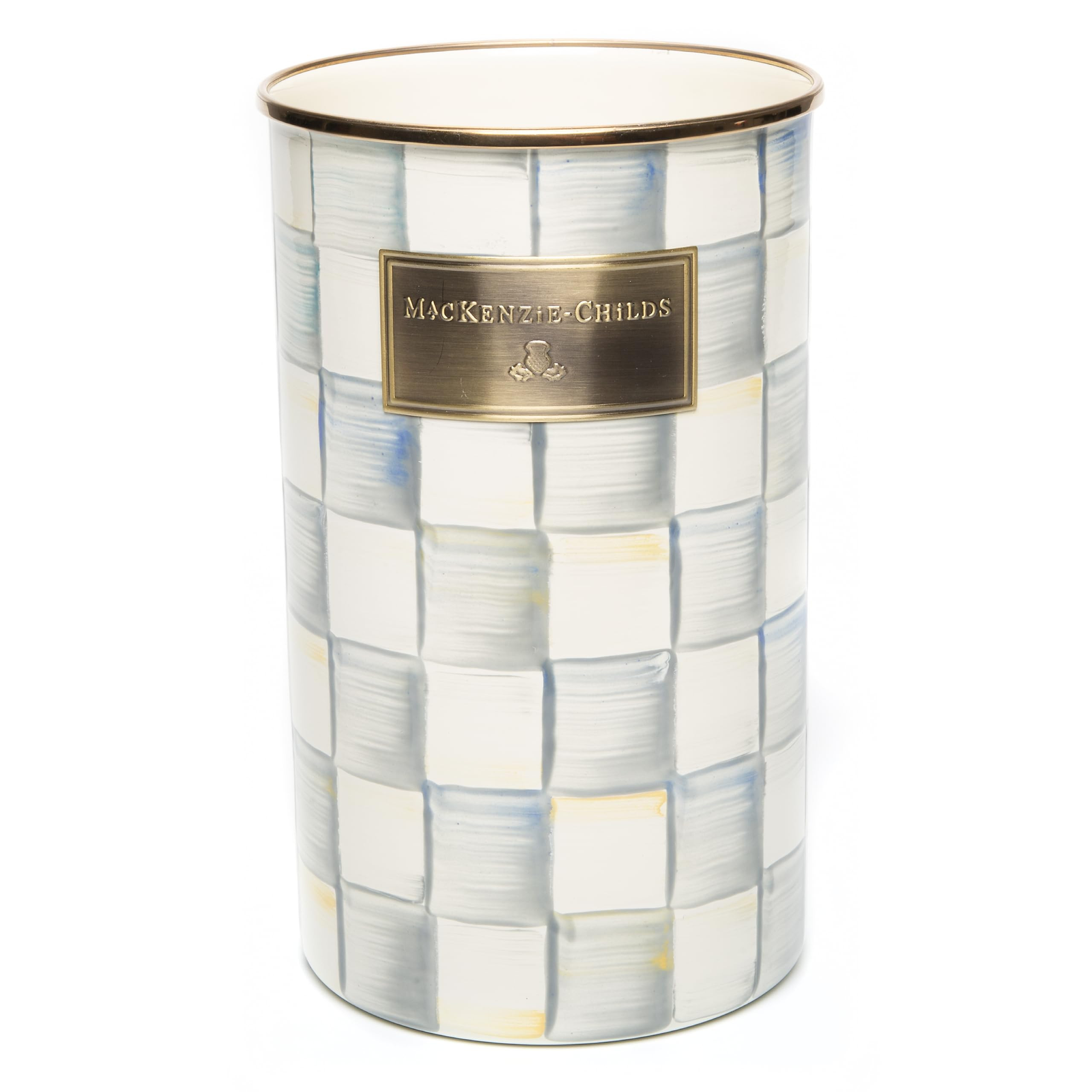 MACKENZIE-CHILDS Enamel Utensil Holder, Kitchen Utensil Holder for Countertop, Storage Caddy, Gra... | Amazon (US)