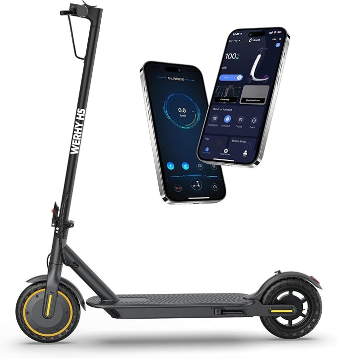 WERHY 8.5''/10'' Electric Scooter, 350W/500W Motor, Top Speed 19/22 mph, Max 28/23/16Miles Ranges... | Amazon (US)