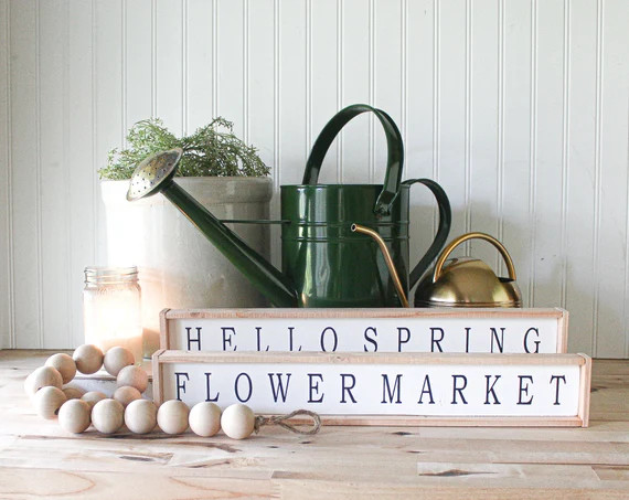 Spring Decor Easter Signs Modern Farmhouse Spring Signs Happy Easter Sign Spring Signs Easter Dec... | Etsy (US)