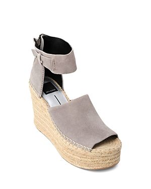Dolce Vita Women's Straw Suede Platform Wedge Espadrille Sandals | Bloomingdale's (US)