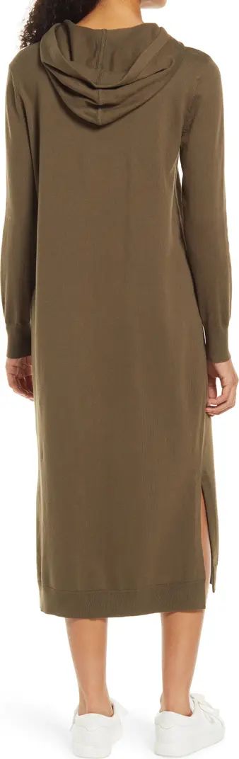 Hooded Midi Sweater Dress | Nordstrom