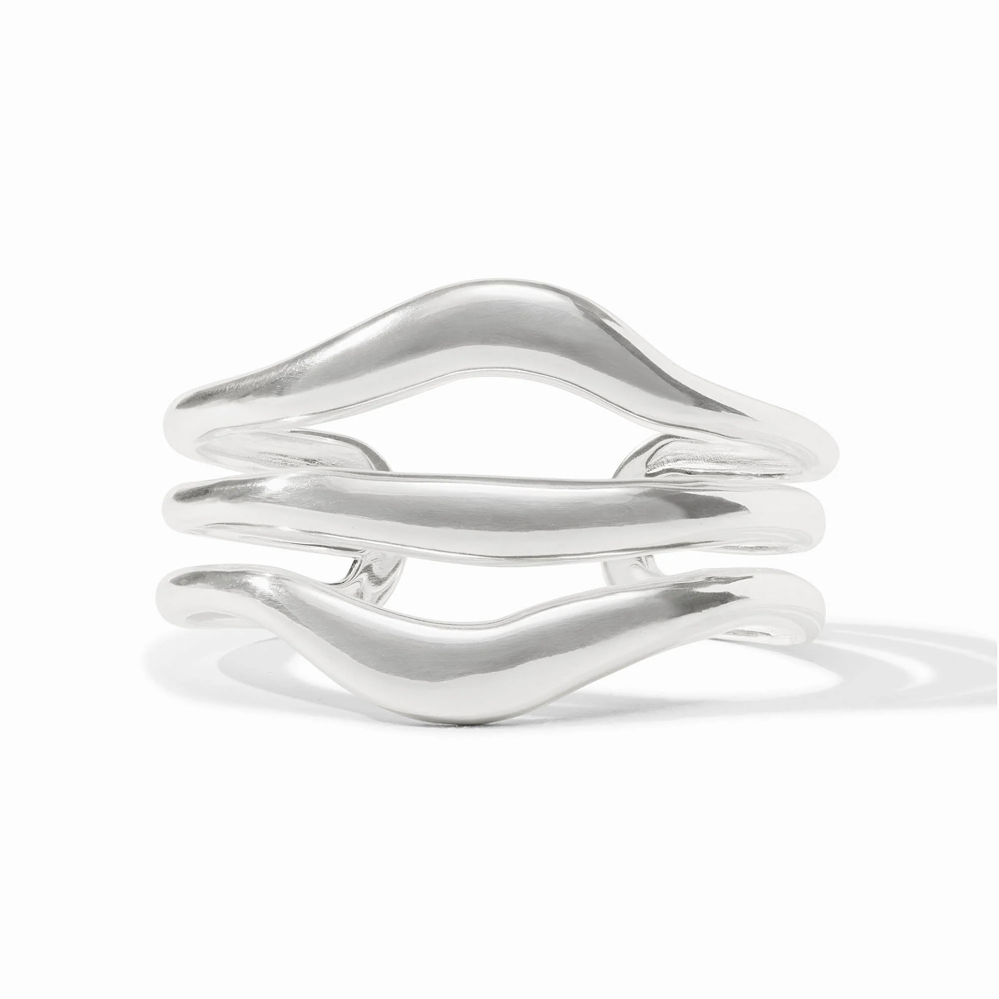 Silver Wave Cuff Bracelet | Julie Vos