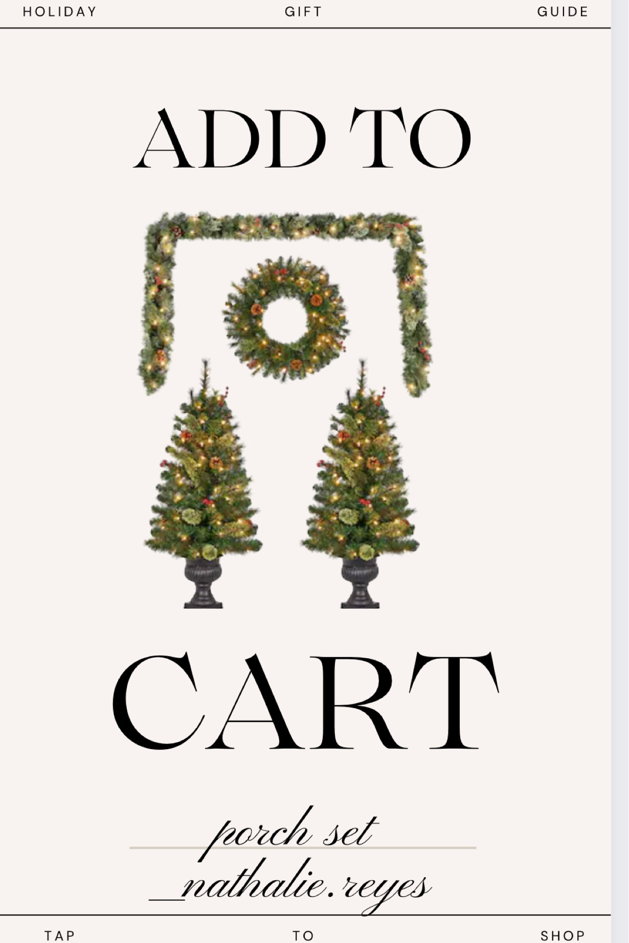 Christmas 🎄 porch set

#LTKhome #LTKGiftGuide #LTKHoliday