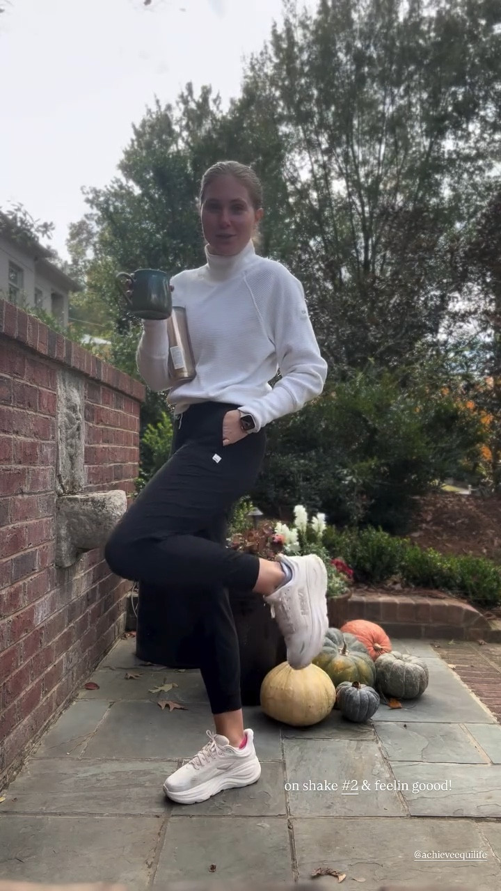 on shake #2 & feelin goood! @achieveequilife