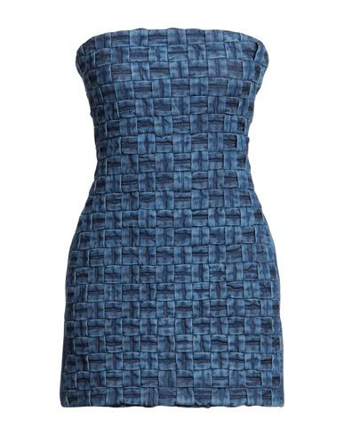 Pinko Woman Mini dress Blue Size 2 Cotton | YOOX (US)