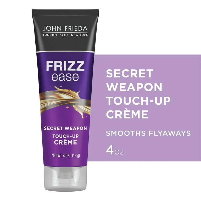 John Frieda Anti Frizz, Frizz Ease Secret Weapon Styling Hair Cream for Frizzy, Dry Hair, 4 oz | Walmart (US)