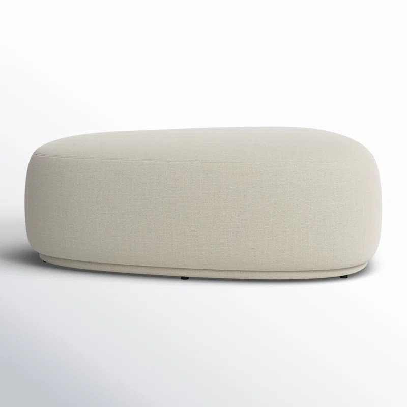 Adna 44'' Triangular Upholstered Ottoman | Wayfair North America